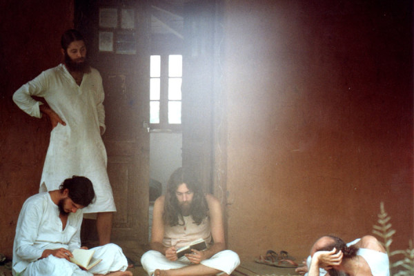 KD with Ram Dass, Rameshwar Das + Dwarkanath - Summer 1971