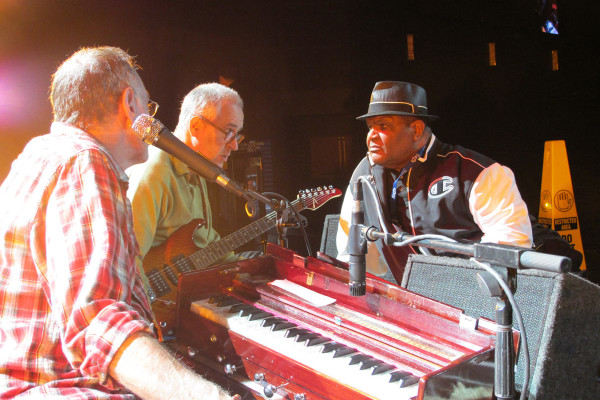 The band with Larry Batiste, the Grammy Band Conductor